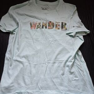 Columbia Light Green Wander Tee